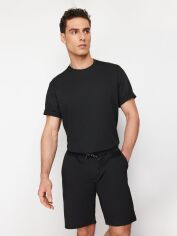 Акція на Шорти короткі чоловічі Trendyol TMNSS24SR00069 XL Black від Rozetka