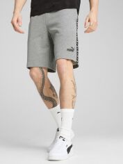 Акція на Шорти бавовняні короткі чоловічі Puma Ess Tape Shorts 9» Tr 68468303 2XL Medium Gray Heather від Rozetka