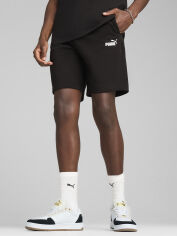 Акція на Шорти бавовняні короткі чоловічі Puma Sport Graphic Shorts 9" Tr 68462301 M Black від Rozetka