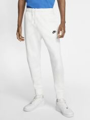 Акція на Спортивні штани чоловічі Nike Sportswear Club BV2671-100 M White/White/Black від Rozetka
