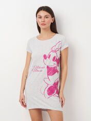 Акція на Нічна сорочка жіноча бавовняна Disney Minnie Mouse DIS MF 53 04 A752 XS Сіра від Rozetka