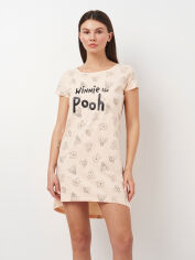 Акція на Нічна сорочка жіноча бавовняна Disney Winnie Pooh DIS BP 53 04 9738 S Персикова від Rozetka