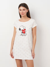 Акція на Нічна сорочка жіноча бавовняна великого розміру Disney Beans SN 53 04 517 XL Біла від Rozetka