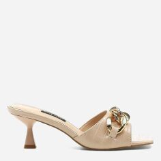 Акція на Жіночі мюлі Nine West 101080267 38 24.8 см Бежеві від Rozetka