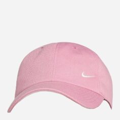Акція на Кепка Nike U Nk Club Cap U Cb Sm Swsh L FZ5698-699 S/M Рожева від Rozetka
