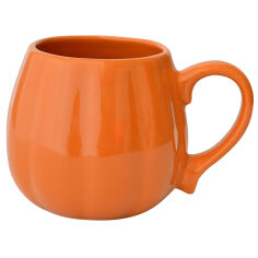 Акція на Чашка керамическая 420 мл Pumpy Orange Limited Edition M164 від Podushka
