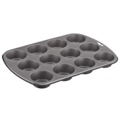 Акція на Форма для выпечки 12 маффинов 38х27х3 см Easybake Baking Tefal J1745074 від Podushka