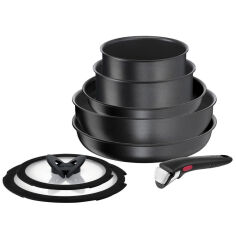 Акція на Набор посуды 8 предметов Ingenio Daily Chef Tefal L7629242 від Podushka