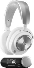 Акція на Гарнітура SteelSeries Arctis Nova Pro Wireless White від Rozetka