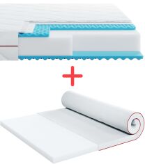 Акція на Набір HIGHFOAM Season Ортопедичний матрац Monsoon 90x200 см + Тонкий матрац-топер Bloom 90х200 см (4820001275407+4820001267860) від Rozetka