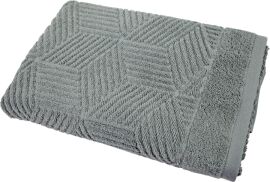 Акція на Рушник махровий GM Textile банний Уельс Бавовняний 70x140 см Темно-м'ятний від Rozetka