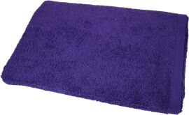 Акція на Рушник махровий GM Textile для лиця Бавовняний 50x90 см Фіолетовий від Rozetka