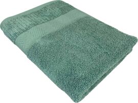 Акція на Рушник махровий GM Textile Zero Twist з бордюром Бавовняний 70x140 см М'ятний від Rozetka
