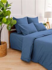 Акція на Набір Good-Dream підковдра 143х210 + 2 наволочки 50х70 microfiber Blue від Rozetka