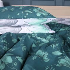 Акція на Наволочка MirSon 17-0718 Emerald Foliage Бязь 40х60 см від Rozetka