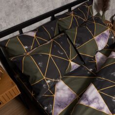 Акція на Набір наволочок Moon&Star Мікросатин Premium Golden Marble 40х40 2 шт (MS-840001476) від Rozetka