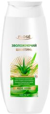 Акція на Шампунь Flose Aloe vera Зволожувальний для сухого і дуже сухого волосся 400 мл від Rozetka