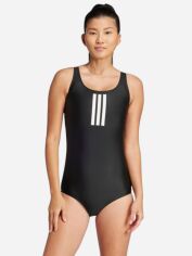 Акція на Суцільний купальник жіночий Adidas 3S Mid Suit C JE4384 42 Black/White від Rozetka
