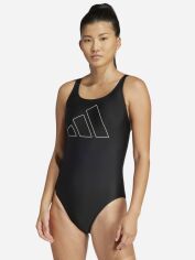 Акція на Суцільний купальник жіночий Adidas Big Bars Suit JE1920 36 Black/White від Rozetka