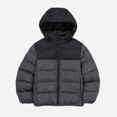 Акція на Підліткова демісезонна стьобана куртка для хлопчика Uniqlo 600323277 152 см Сіра від Rozetka