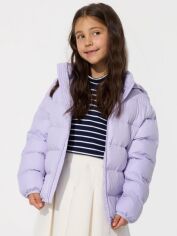 Акція на Підліткова демісезонна стьобана куртка для дівчинки Uniqlo 752719916 164 см Бузкова від Rozetka