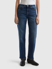 Акція на Джинси Regular Fit жіночі United Colors of Benetton 41TBDE00J-901 26 Темно-сині від Rozetka