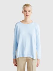 Акція на Джемпер жіночий United Colors of Benetton 1091D10D7-12J M Світло-блакитний від Rozetka