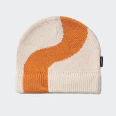 Акція на Дитяча зимова шапка-біні для дівчинки Uniqlo 358687680 51-54 см Помаранчева від Rozetka