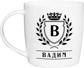 Акция на Фарфорова чашка Kvarta Вадим 360 мл в подарунковій коробці (2519) от Rozetka