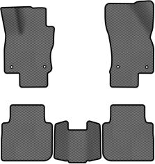 Акція на EVA килимки EVAtech в салон авто для Tiguan Allspace 7 seats Volkswagen 2016-2020 1 покоління SUV USA Сірий від Rozetka