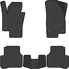 Акція на EVA килимки EVAtech в салон авто для Passat (B6) (with armrest) Volkswagen 2005-2010 6 покоління Combi EU Чорний від Rozetka