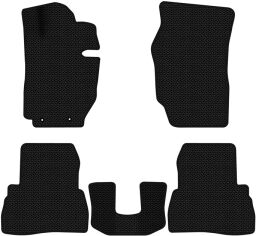 Акція на EVA килимки EVAtech в салон авто для Jimny (JB74) (without rest pedal) Suzuki 2018 4 покоління SUV EU Чорний від Rozetka