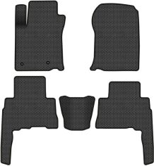 Акція на EVA килимки EVAtech в салон авто для Land Cruiser Prado (150) 5 seats Restyling Toyota 2013-2023 4 покоління SUV EU Чорний від Rozetka