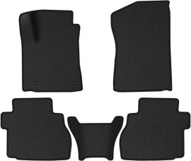 Акція на EVA килимки EVAtech в салон авто для Sequoia 7 seats Toyota 2008 2 покоління SUV USA Чорний від Rozetka
