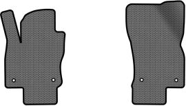 Акція на EVA килимки EVAtech в салон авто передні для Tiguan Allspace 7 seats Volkswagen 2016-2020 1 покоління SUV USA Сірий від Rozetka