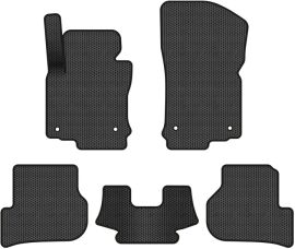 Акція на EVA килимки EVAtech в салон авто для Golf (V) MT 3-doors Volkswagen 2003-2009 5 покоління Htb EU Чорний від Rozetka