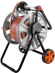 Акція на Візок для садового шланга NEO Tools металевий до 60 м 1/2" шланга з напрямною для шланга (15-792) від Rozetka