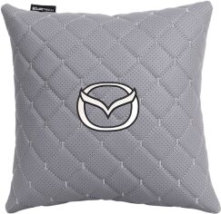 Акція на Подушка EVAtech ECO 30 х 30 см Mazda Сіра з сірою ниткою від Rozetka
