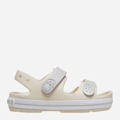 Акція на Дитячі сандалії для дівчинки Crocs Crocband Cruiser Sandal T Kids 209424-0HP 24-25 (C8) Бежеві від Rozetka