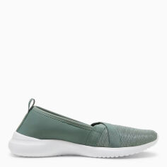 Акція на Жіночі сліпони Puma Adelina 36962129 41 (7.5UK) 26.5 см Eucalyptus/Gold/White від Rozetka