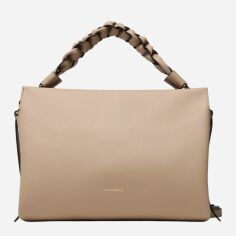 Акція на Сумка жіноча з натуральної шкіри середня Coccinelle E1M50190201-544 Бежева від Rozetka