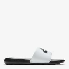Акція на Чоловічі шльопанці Nike Victori One Slide Mix DD0234-100 41 (8US) 26 см Чорні з білим від Rozetka