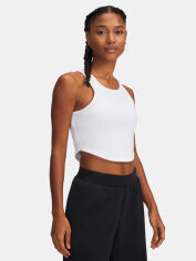 Акція на Топ жіночий Under Armour Ua Rival Rib Tank 1389798-100 S Білий від Rozetka