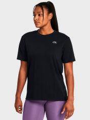Акція на Футболка жіноча Under Armour Ua Hw Embroid Patch Bfos Ss 1383045-001 S Чорна від Rozetka