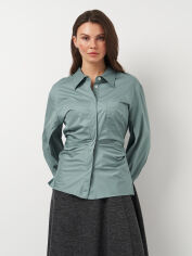 Акція на Сорочка жіноча Zara 2237/313 XL Зелена від Rozetka