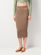 Акція на Спідниця жіноча Zara 1014/319 M/L Коричнева від Rozetka