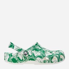 Акція на Жіночі крокси Crocs Classic Duke Print Clog 210003-3WH 39-40 (M7/W9) 25 см Зелені від Rozetka