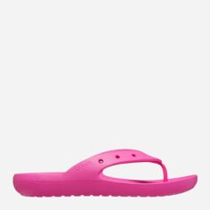 Акція на Жіночі в'єтнамки для пляжу Crocs Classic Flip V 209402-6UB 41-42 (M8/W10) 26 см Рожеві від Rozetka