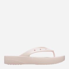Акція на Жіночі в'єтнамки для пляжу Crocs Classic Platform 207714-FLGO 37-38 (M5/W7) 23 см Світло-рожеві від Rozetka