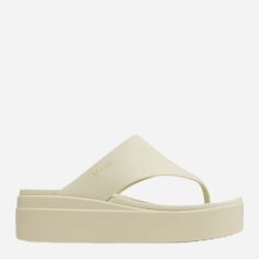 Акція на Жіночі в'єтнамки Crocs Brooklyn Flip 208727-2Y2 38-39 (M6/W8) 24 см Бежеві від Rozetka